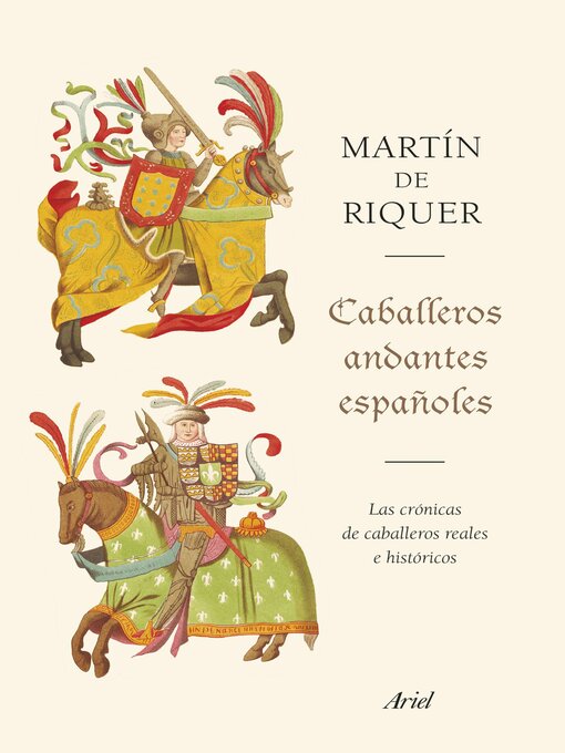 Title details for Caballeros andantes españoles by Martín de Riquer - Available
